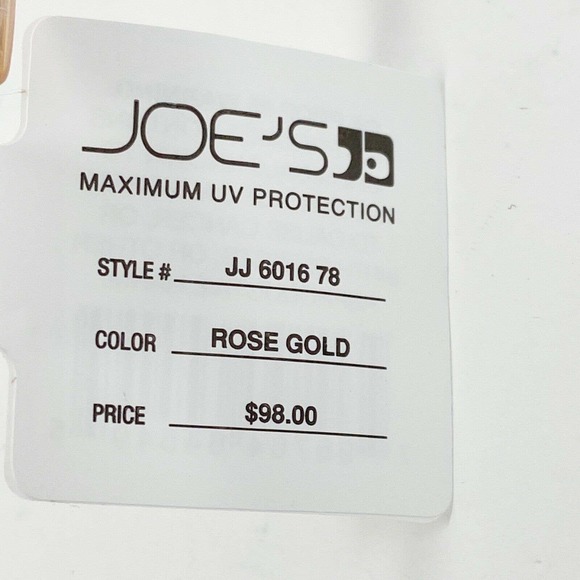 Joe\'s Jeans Womens Aviator Sunglasses 6016 Sunnies 100% UVP Rose Gold main image 6